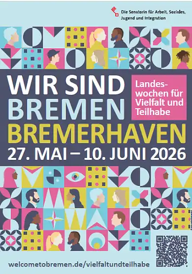 Landeswochen für Vielfalt und Teilhabe - Wir sind Bremen und Bremerhaven vom 27. Mai 2026 - 10. Juni 2026