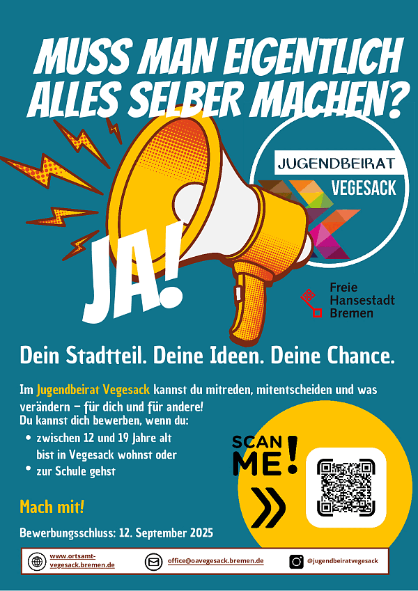Plakat Kandidatur Jugendbeirat 2025