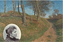 Hermine Overbeck-Rohte: Hohlweg, 1899, Öl auf Leinwand / Hermine Overbeck-Rohte, Fotografie, 1894 Hermine Overbeck-Rohte: Hohlweg, 1899, Öl auf Leinwand / Hermine Overbeck-Rohte, Fotografie, 1894