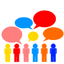 Sitzung mit mehreren Personen, die diskutieren Sitzung mit mehreren Personen, die diskutieren
