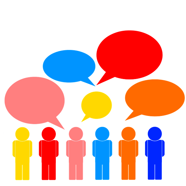 Sitzung mit mehreren Personen, die diskutieren